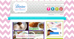 Desktop Screenshot of divinepartyconcepts.com