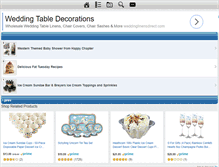 Tablet Screenshot of divinepartyconcepts.com